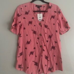 NWT Something Navy Blouse